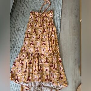Anthropologie/Aerie printed hi-lo dress
